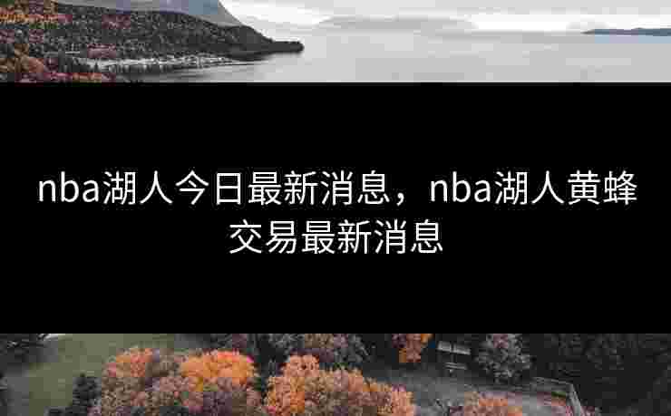 nba湖人今日最新消息,nba湖人黄蜂交易最新消息 nba湖人今日最新消息,nba湖人黄蜂交易最新消息